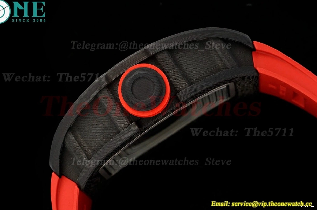RM055 RU on NTPT Crown Red RMUL2 Clone Super ZF Red Strap Rubber 0406